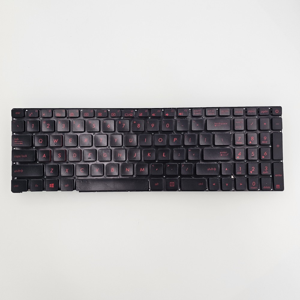 کیبورد لپ تاپ ایسوس Asus GL552 GL551 N551 N552 با بکلایت- اینتر کوچک
