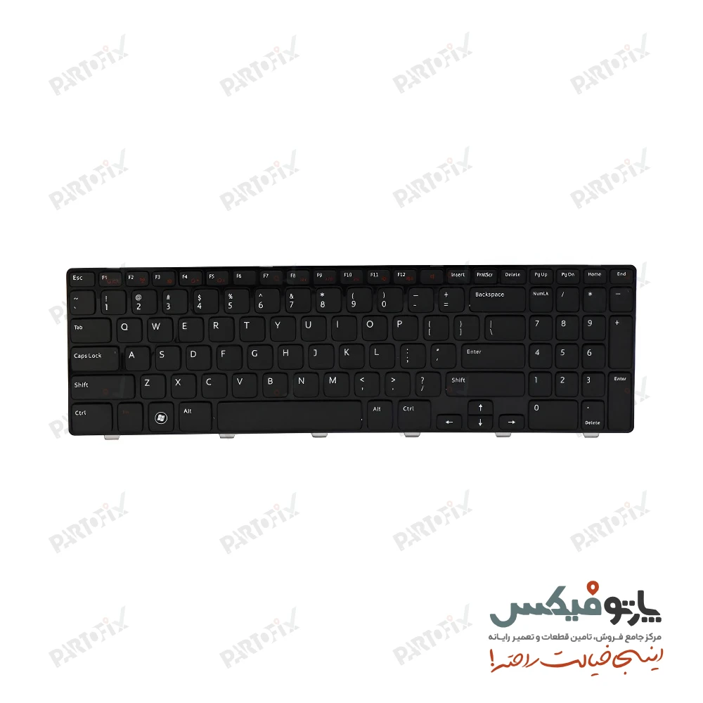 کیبورد لپ تاپ دل Dell Inspiron 15R N5110 مشکی