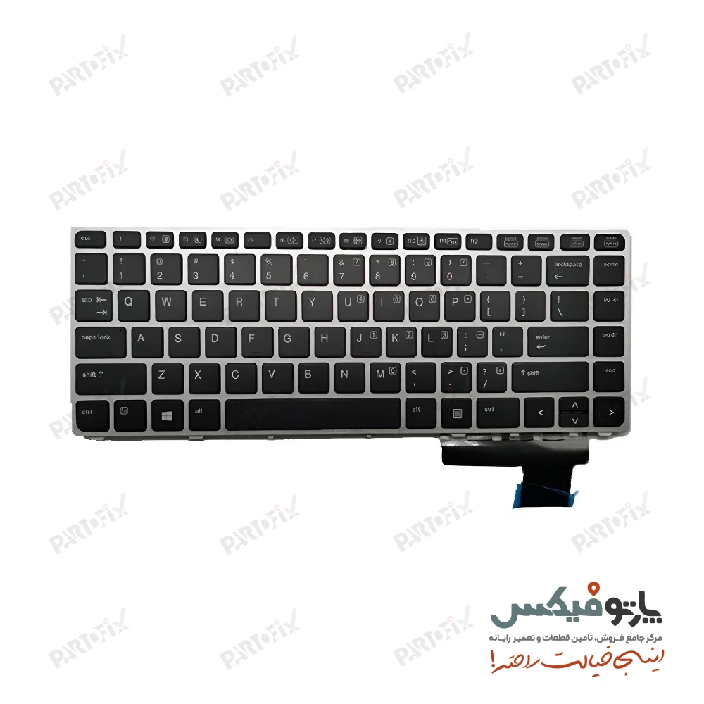کیبورد لپ تاپ اچ پی HP EliteBook Folio 9470M 9480M بدون بکلایت-بدون موس
