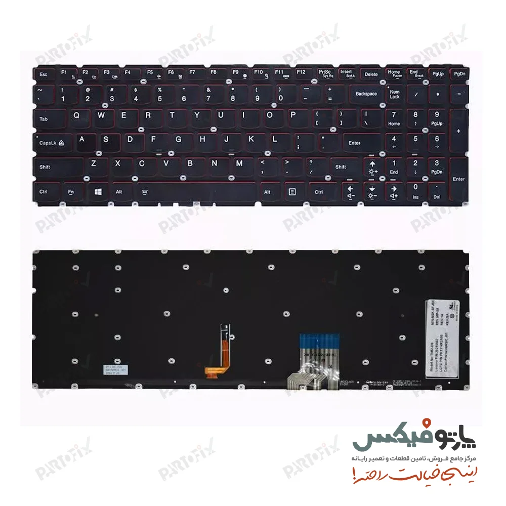 کیبورد لپ تاپ لنوو Lenovo Y50-70